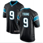 Mens Womens Kids Youth Carolina Panthers #9 Bryce Young Black 2023 Draft First Round Pick Alternate Game Jersey