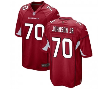 Mens Womens Youth Kids Arizona Cardinals #70 Paris Johnson Jr. Cardinal 2023 Draft Stitched Game Football Jersey