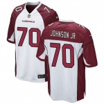 Mens Womens Youth Kids Arizona Cardinals #70 Paris Johnson Jr. White 2023 Draft Stitched Game Football Jersey