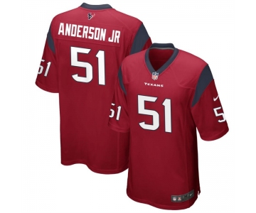 Mens Womens Youth Kids Houston Texans #51 Will Anderson Jr. Red 2023 Draft Stitched Game Football Jersey