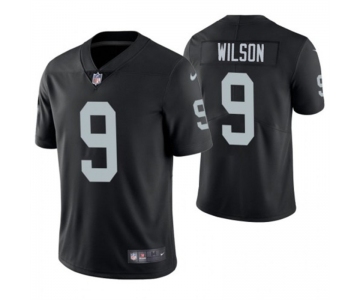 Mens Womens Youth Kids Las Vegas Raiders #9 Tyree Wilson Black 2023 Draft Vapor Limited Stitched Football Jersey