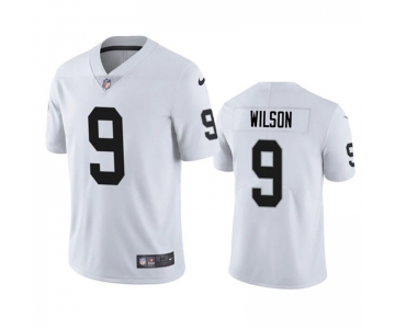 Mens Womens Youth Kids Las Vegas Raiders #9 Tyree Wilson White 2023 Draft Vapor Limited Stitched Football Jersey