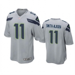 Mens Womens Youth Kids Seattle Seahawks #11 Jaxon Smith-Njigba Gray 2023 Draft Stitched Game Football Jersey