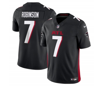 Mens Womens Youth Kids Atlanta Falcons #7 Bijan Robinson Nike Black Vapor F.U.S.E. Limited Jersey