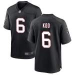 Mens Womens Youth Kids Atlanta Falcons #6 Younghoe Koo Nike Black 2023 Game Jersey