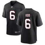 Mens Womens Youth Kids Atlanta Falcons #6 Younghoe Koo Nike Black 2023 Game Jersey