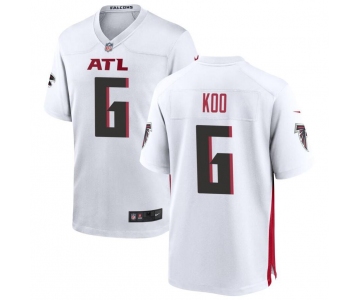 Mens Womens Youth Kids Atlanta Falcons #6 Younghoe Koo Nike White 2023 Game Jersey